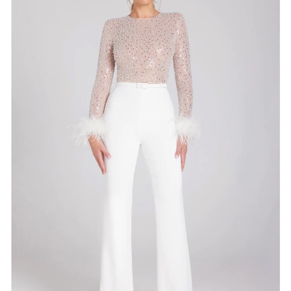 Nadine Merabi Jumpsuit Size 2 (small) - Picture 1 of 7